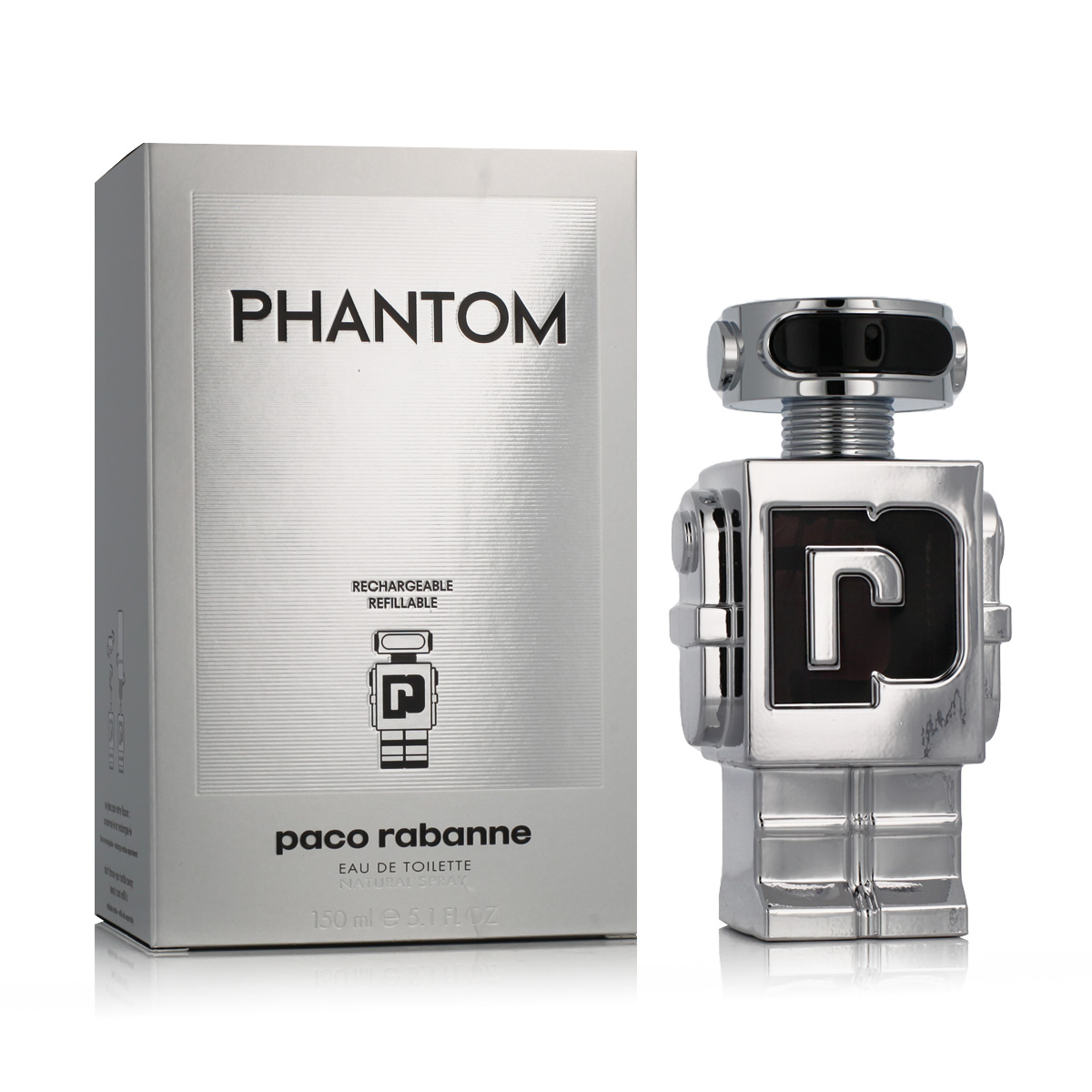 Paco Rabanne Phantom Eau De Toilette Refillable 150 ml | Herrendüfte ...